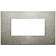 Vimar Arké 19654.08 Placca Classic 4M acciaio spazzolato product photo Photo 01 2XS