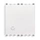Vimar Eikon 20008.2.L.B Pulsante 1P NO 10A luce 2M bianco product photo Photo 01 2XS
