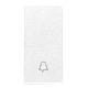Vimar Eikon 20021.C.B Tasto 1M simbolo campanello bianco product photo Photo 01 2XS