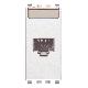 Vimar Eikon 20338.8.B Presa RJ45 Netsafe Cat5e UTP bianco product photo Photo 01 2XS