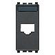 Vimar Eikon 20338.C Adattatore RJ45 AMP Avaya grigio product photo Photo 01 2XS