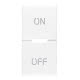 Eikon bianca Tasto 1M simboli ON e OFF bianco product photo Photo 01 2XS