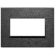 Vimar Eikon 21654.18 Placca 4M nero totale product photo Photo 01 2XS