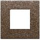 Vimar Eikon 22642.12 Placca 2M bronzo scuro spazzolato product photo Photo 01 2XS