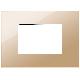 Vimar Eikon 22653.82 Placca 3M oro product photo Photo 01 2XS