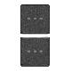 Vimar Eikon 22751.03 Due tasti Flat neutri illum. grigio product photo Photo 01 2XS