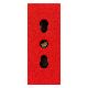 Vimar Linea 30203.R Presa 2P+T 16A P17/11 rosso product photo Photo 01 2XS