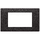 Vimar Linea 30654.02 Placca 4M nero product photo Photo 01 2XS