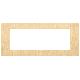 Vimar Linea 30657.70 Placca 7M oro spazzolato product photo Photo 01 2XS