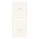 Vimar Linea 31480.FB Due mezzi tasti 1M simboli frecce bianco product photo Photo 01 2XS