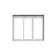 Cornice per 3 placche 2M alluminio product photo Photo 01 2XS