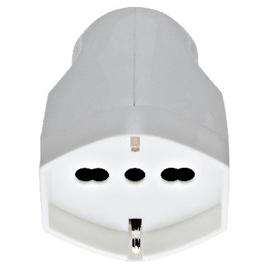 Presa 2P+T 16A universale assiale bianco product photo Photo 01 3XL