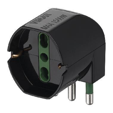 Adattatore sfalsato S17+univ. 90° nero product photo Photo 01 3XL