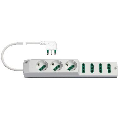 Presa mult. 3P30+4P17/11+S17 90° bianco product photo Photo 01 3XL