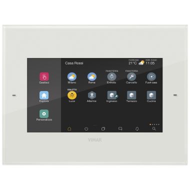 Touch screen domotico IP 7in PoE bianco product photo Photo 01 3XL