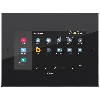 Touch screen domotico IP 7in PoE nero product photo Photo 01 3XL
