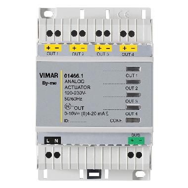 Attuatore domotico 4 uscite analogiche product photo Photo 01 3XL