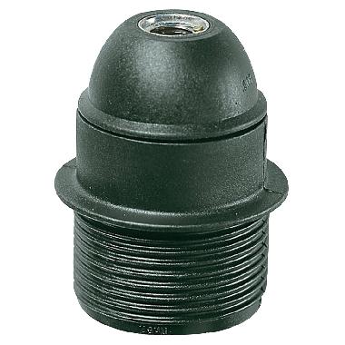 Portalampada E27 M10x1 cm/pfil. nero product photo Photo 01 3XL