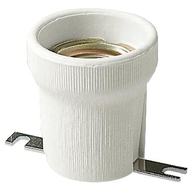 Portalampada E27 ø43mm porc.piast.dritta product photo Photo 01 3XL