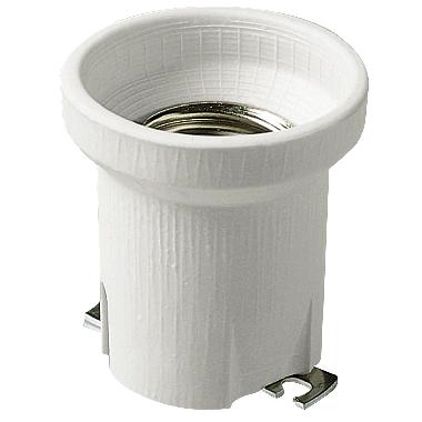 Portalampada E40 porc. piastrina dritta product photo Photo 01 3XL