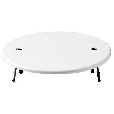 Coperchio rotondo ø94mm +griffe bianco product photo Photo 01 3XL