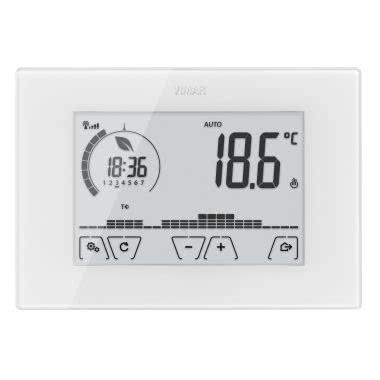 Cronotermostato touch WiFi parete bianco product photo Photo 01 3XL
