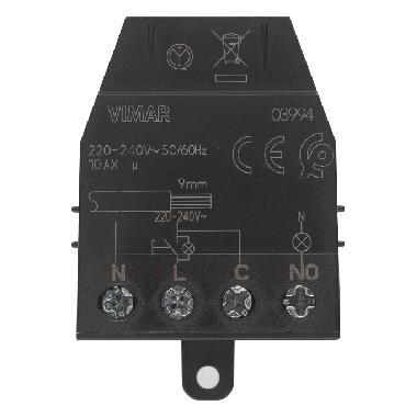 Modulo relé 4 morsetti impulsi Quid 10AX product photo Photo 01 3XL