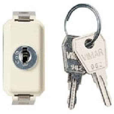 Serie 8000 Interruttore 1P 10AX +chiave product photo Photo 01 3XL