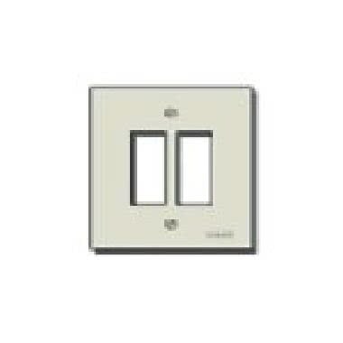 Serie 8000 Placca 2M allum. viti oro product photo Photo 01 3XL