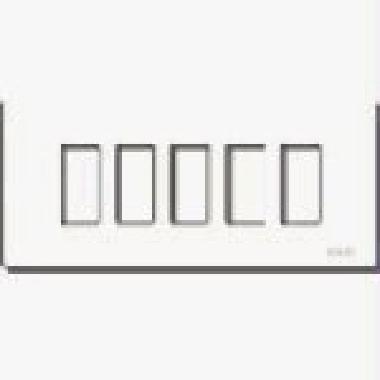 Placca 5M resina scatto avorio product photo Photo 01 3XL