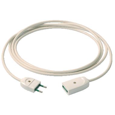 Cavo prolunga 2x0,75 3m bianco product photo Photo 01 3XL