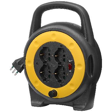 Avvolgicavo 10A 4 uscite universali 5m product photo Photo 01 3XL