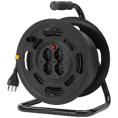 Avvolgicavo 16A 4 uscite universali 45m product photo Photo 01 3XL