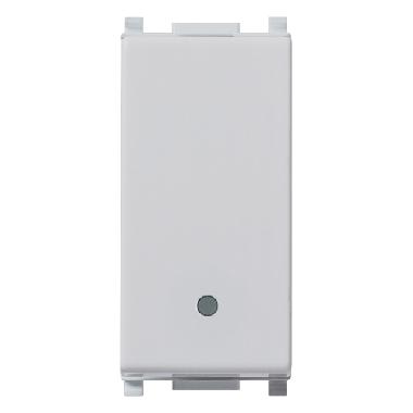 Vimar Plana 14000.SL Interruttore 1P 10AX Silver product photo Photo 01 3XL