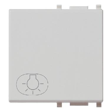 Vimar Plana 14022.L.SL Tasto 2M simbolo luce Silver product photo Photo 01 3XL