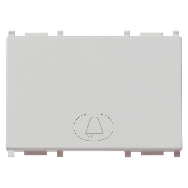 Vimar Plana 14023.C.SL Tasto 3M simbolo campanello Silver product photo Photo 01 3XL