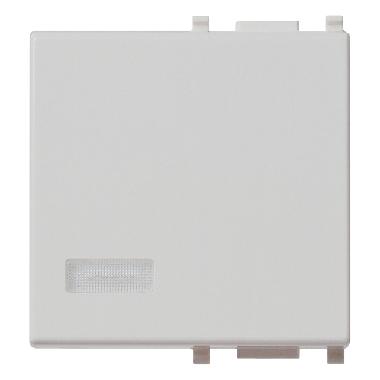 Vimar Plana 14027.SL Tasto 2M +diffusore Silver product photo Photo 01 3XL