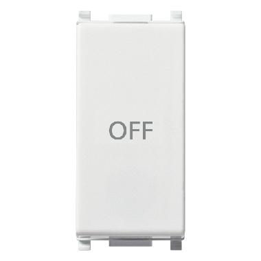Vimar Plana 14056.33 Pulsante 1P NO+NC 10A simbolo OFF bianco product photo Photo 01 3XL