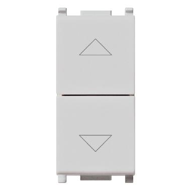 Vimar Plana 14060.SL Commutatore 2P 10AX a due tasti Silver product photo Photo 01 3XL