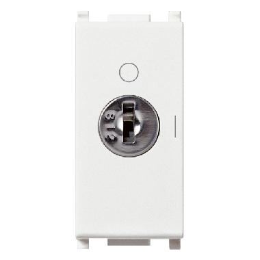 Vimar Plana 14083 Interruttore 2P 16(3)A +chiave bianco product photo Photo 01 3XL