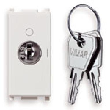 Vimar Plana 14087 Pulsante 2P NO 16A +chiave bianco product photo Photo 01 3XL