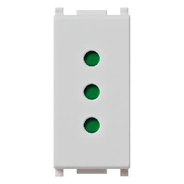 Vimar Plana 14201.SL Presa 2P+T 10A P11 Silver product photo Photo 01 3XL