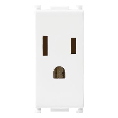 Vimar Plana 14245 Presa 2P+T 15A USA+SASO bianco product photo Photo 01 3XL