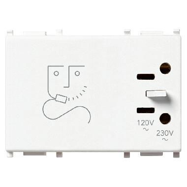Vimar Plana 14290 Presa per rasoio 230V bianco product photo Photo 01 3XL