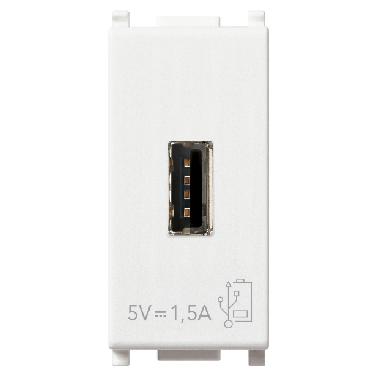 Vimar Plana 14292 Unità alimentazione USB 5V1,5A 1M bianco product photo Photo 01 3XL