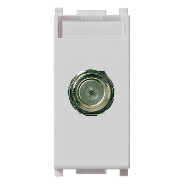 Vimar Plana 14318.SL Presa coassiale tipo F femmina Silver product photo Photo 01 3XL