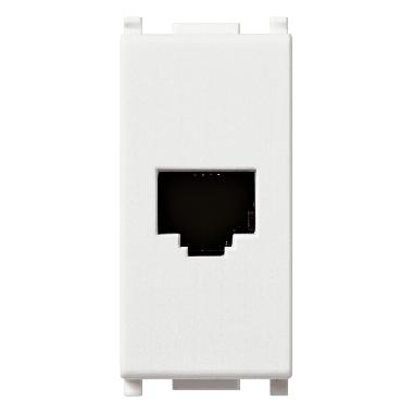 Vimar Plana 14320 Presa RJ11 6/4 bianco product photo Photo 01 3XL