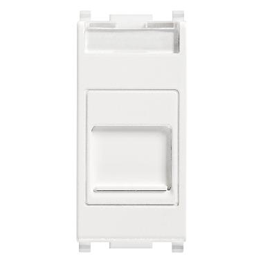 Vimar Plana 14337.6 Presa RJ45 Cat6 UTP con portello bianco product photo Photo 01 3XL