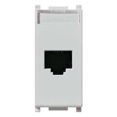 Vimar Plana 14338.8.SL Presa RJ45 Netsafe Cat5e UTP Silver product photo Photo 01 3XL