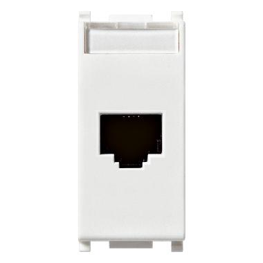 Vimar Plana 14339.11 Presa RJ45 Netsafe Cat5e UTP bianco product photo Photo 01 3XL